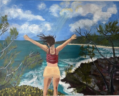 When the wind carries me by Tania Thenabadu, 회화 for Sale on Singulart