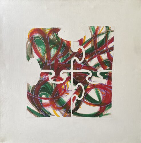 Pieces 003 di Khearts, Pittura in vendita su Singulart