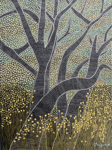 Mycelial Light by Dragana Olah, Drawing for Sale on Singulart