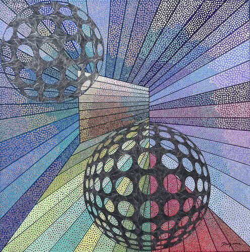 The Meeting of Frequencies by Dragana Olah, 소묘 for Sale on Singulart
