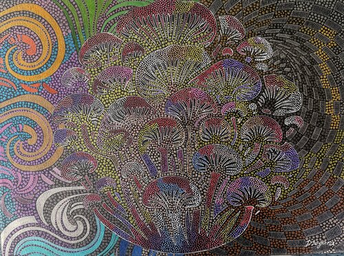 The Mycelial Dream di Dragana Olah, Disegno in vendita su Singulart