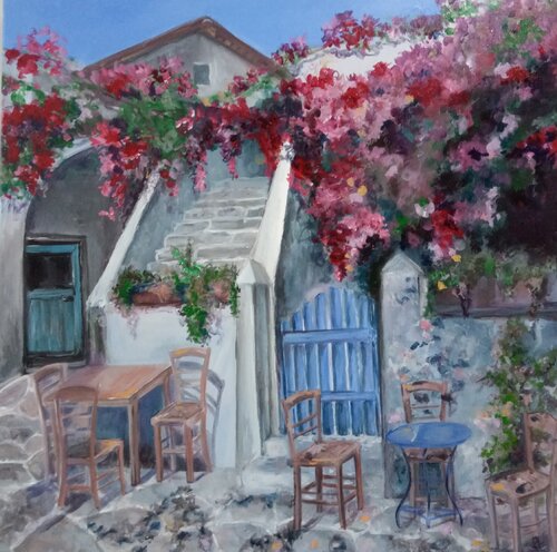 Urlaubserinnerung van Birgit van der Gang, Schilderij te koop op Singulart