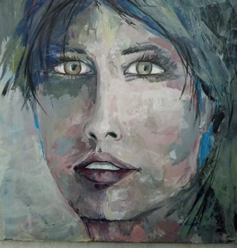 Debby di Birgit van der Gang, Pittura in vendita su Singulart