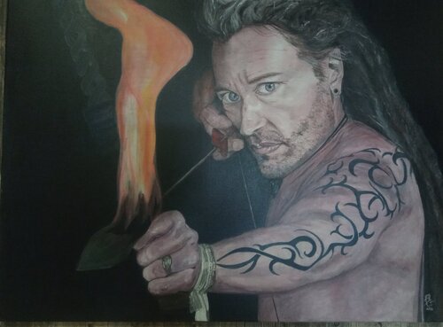 Huntsman di Birgit van der Gang, Pittura in vendita su Singulart