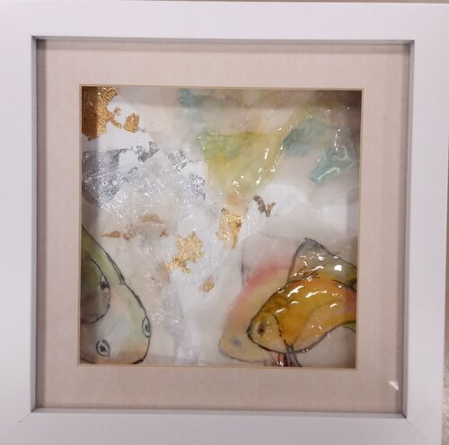 Goldfisch by Birgit van der Gang, 종이 for Sale on Singulart