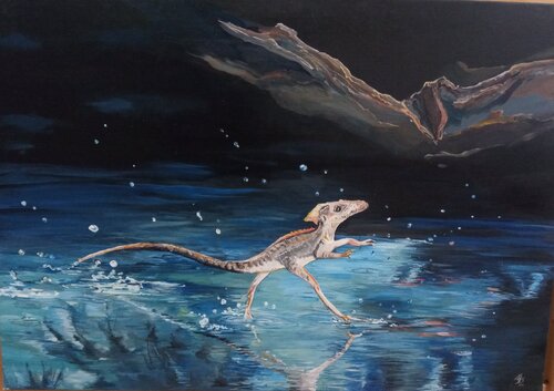 Ich kann's van Birgit van der Gang, Schilderij te koop op Singulart