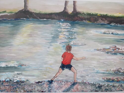 Kindheit by Birgit van der Gang, Painting for Sale on Singulart