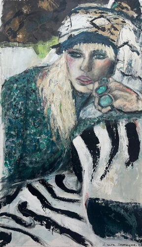 Lapislázuli by Laura Dorronsoro, Painting for Sale on Singulart