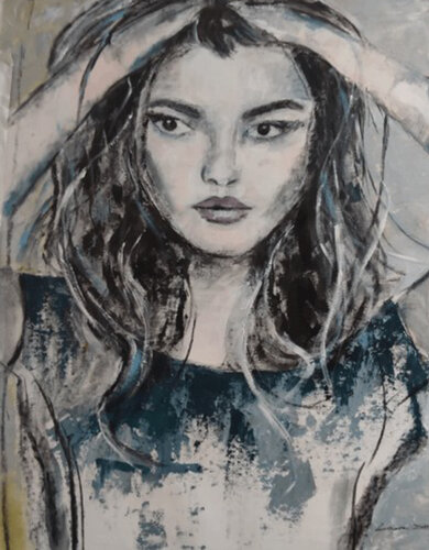 Tormenta azul by Laura Dorronsoro, Painting for Sale on Singulart