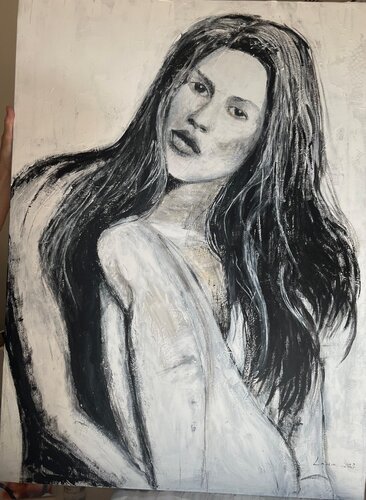 Cisne blanco di Laura Dorronsoro, Pittura in vendita su Singulart