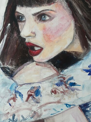 Nenufar van Laura Dorronsoro, Schilderij te koop op Singulart