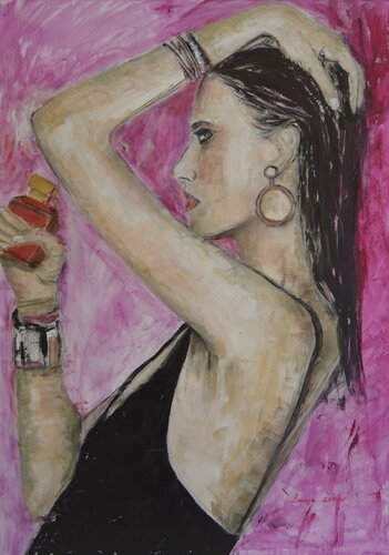 Fucsia von Laura Dorronsoro, Malerei kaufen auf Singulart
