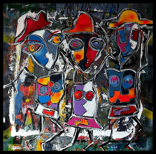Filles de joie di Reyolenjoy, Pittura in vendita su Singulart