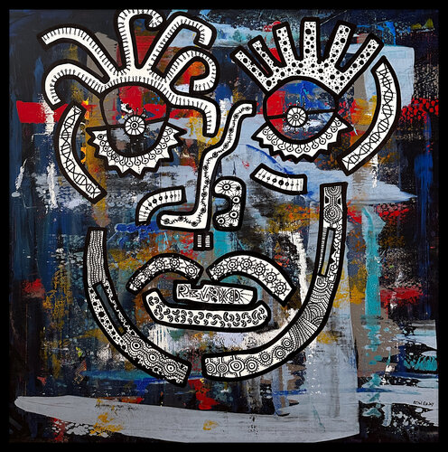 Anatomie d'une farce van Reyolenjoy, Schilderij te koop op Singulart