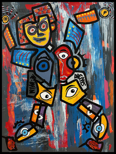 lanceur de rêves 1 di Reyolenjoy, Pittura in vendita su Singulart