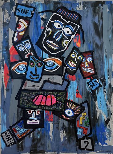 lanceur de rêves 2 di Reyolenjoy, Pittura in vendita su Singulart