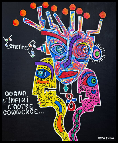Quand l'infini... by Reyolenjoy, Painting for Sale on Singulart