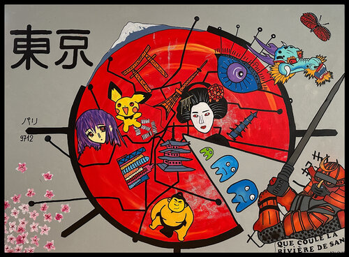 Tokyo di Reyolenjoy, Pittura in vendita su Singulart