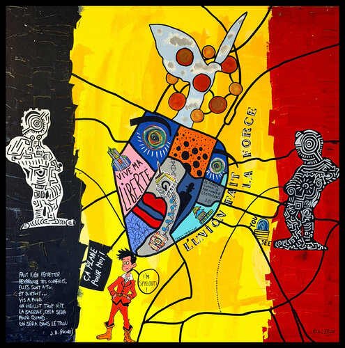Bruxelles di Reyolenjoy, Pittura in vendita su Singulart