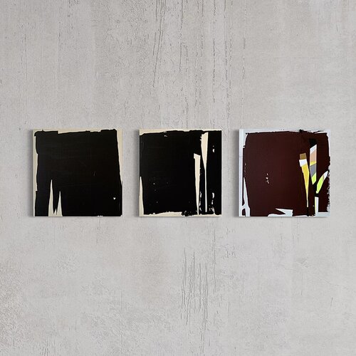 Re:blocked ( group of 3 ) von Danny Kästner, Malerei kaufen auf Singulart