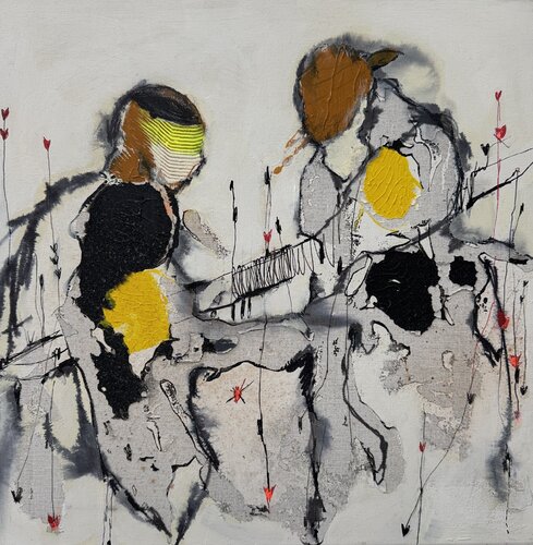 Fight of Love 2 di Danny Kästner, Pittura in vendita su Singulart