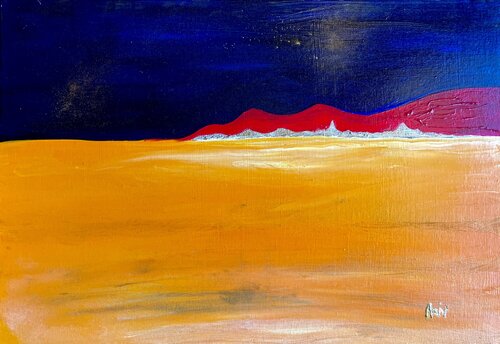 Aurore orange by Vincent ARIN, Painting for Sale on Singulart