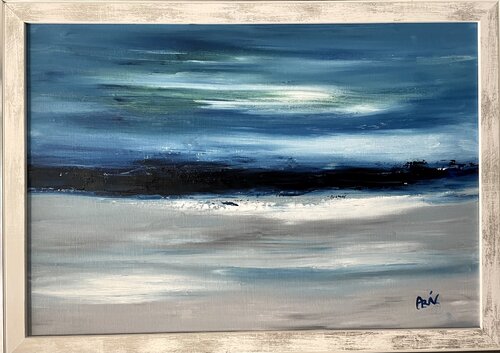 Ile indigo by Vincent ARIN, Painting for Sale on Singulart