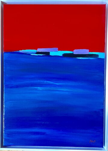 Ciel rouge by Vincent ARIN, Painting for Sale on Singulart