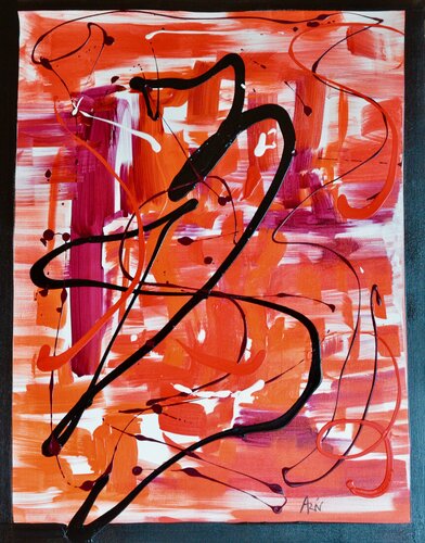 Jackson red by Vincent ARIN, Painting for Sale on Singulart