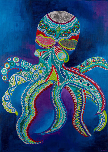 Nymph Scylla von Katja Nagel, Malerei kaufen auf Singulart