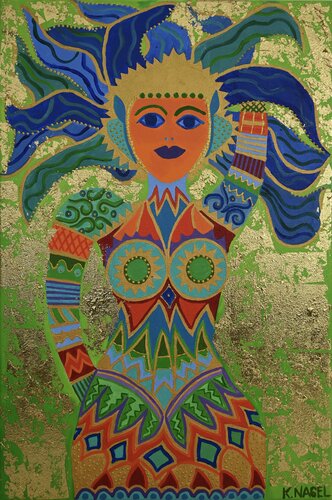 Nereid Amphitrite van Katja Nagel, Schilderij te koop op Singulart