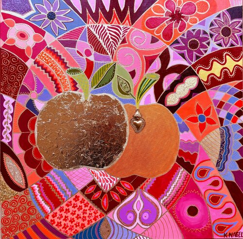 Atalanta and the Golden Apples par Katja Nagel, Peinture en vente sur Singulart