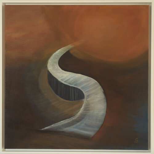 Stairway to heaven par Godwin Muscat Azzopardi, Peinture en vente sur Singulart