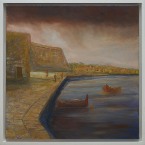 Obscured by clouds par Godwin Muscat Azzopardi, Peinture en vente sur Singulart