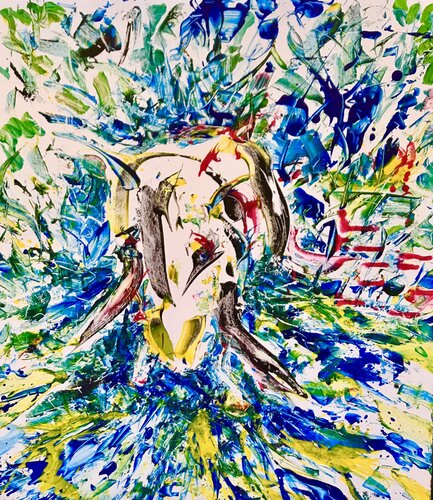 And you call this wisdom? van Alejandro Mariotti, Schilderij te koop op Singulart