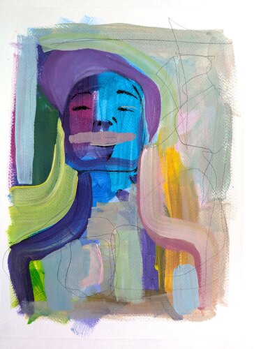 Silenced by Margaret Lipsey, Work on Paper for Sale on Singulart