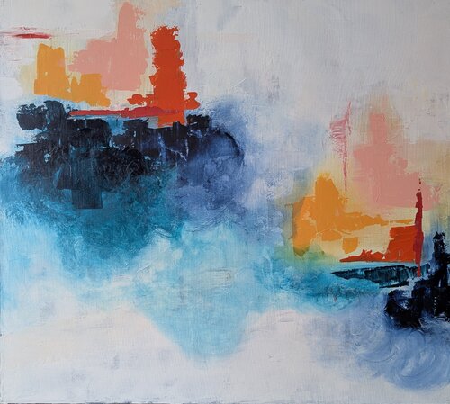 Two Cities by Margaret Lipsey, Painting for Sale on Singulart