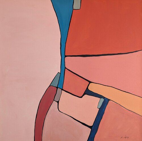 Tulips In Their Fields by Margaret Lipsey, 회화 for Sale on Singulart