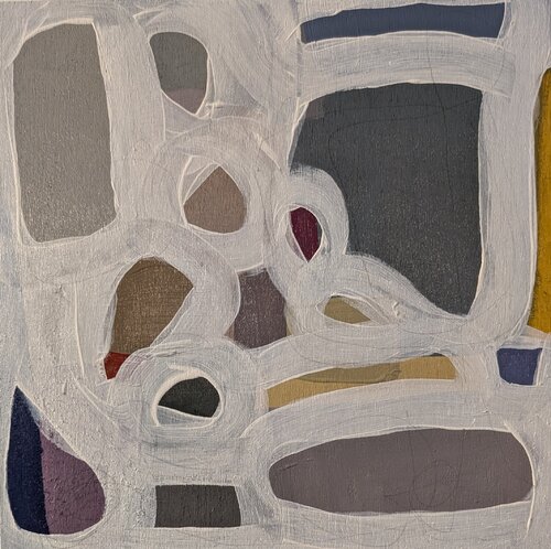 Lean In van Margaret Lipsey, Schilderij te koop op Singulart