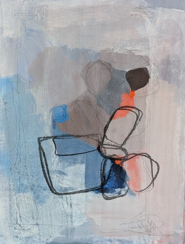 Lovers Embracing van Margaret Lipsey, Schilderij te koop op Singulart