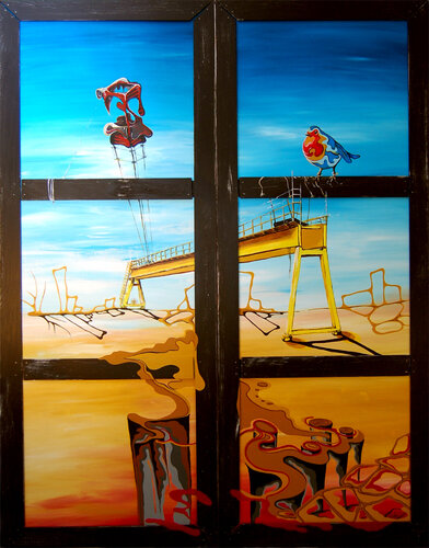 R-Nacimiento di Oscar Cambra Moo, Pittura in vendita su Singulart