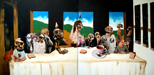 Five minutes avant evolution van Oscar Cambra Moo, Schilderij te koop op Singulart