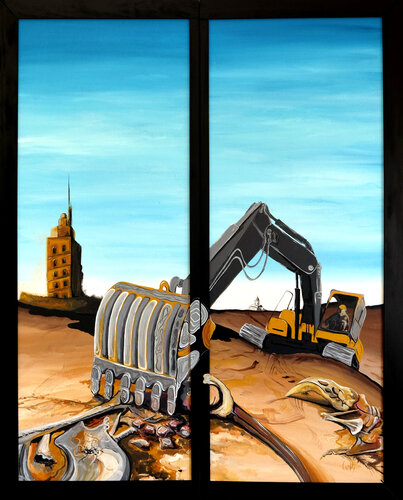 Matria REconstruovat di Oscar Cambra Moo, Pittura in vendita su Singulart