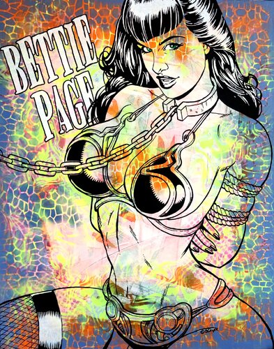 Betty Page von Christian Berger, Malerei kaufen auf Singulart