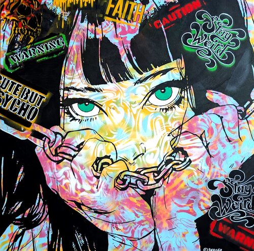 Stay Weird von Christian Berger, Malerei kaufen auf Singulart