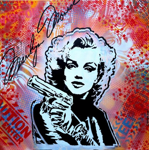 Marilyn reloaded by Christian Berger, Painting for Sale on Singulart