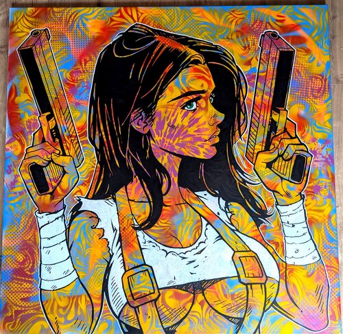 Dangerous Beauty par Christian Berger, Peinture en vente sur Singulart