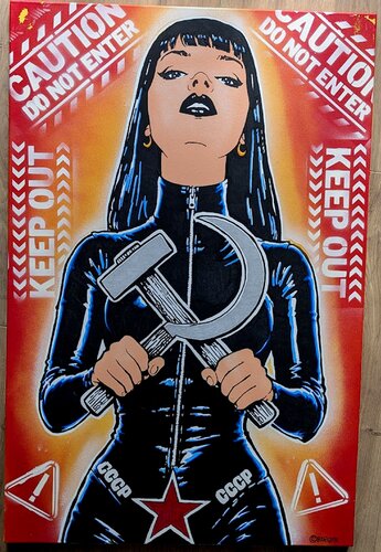 Soviet Seduction van Christian Berger, Schilderij te koop op Singulart