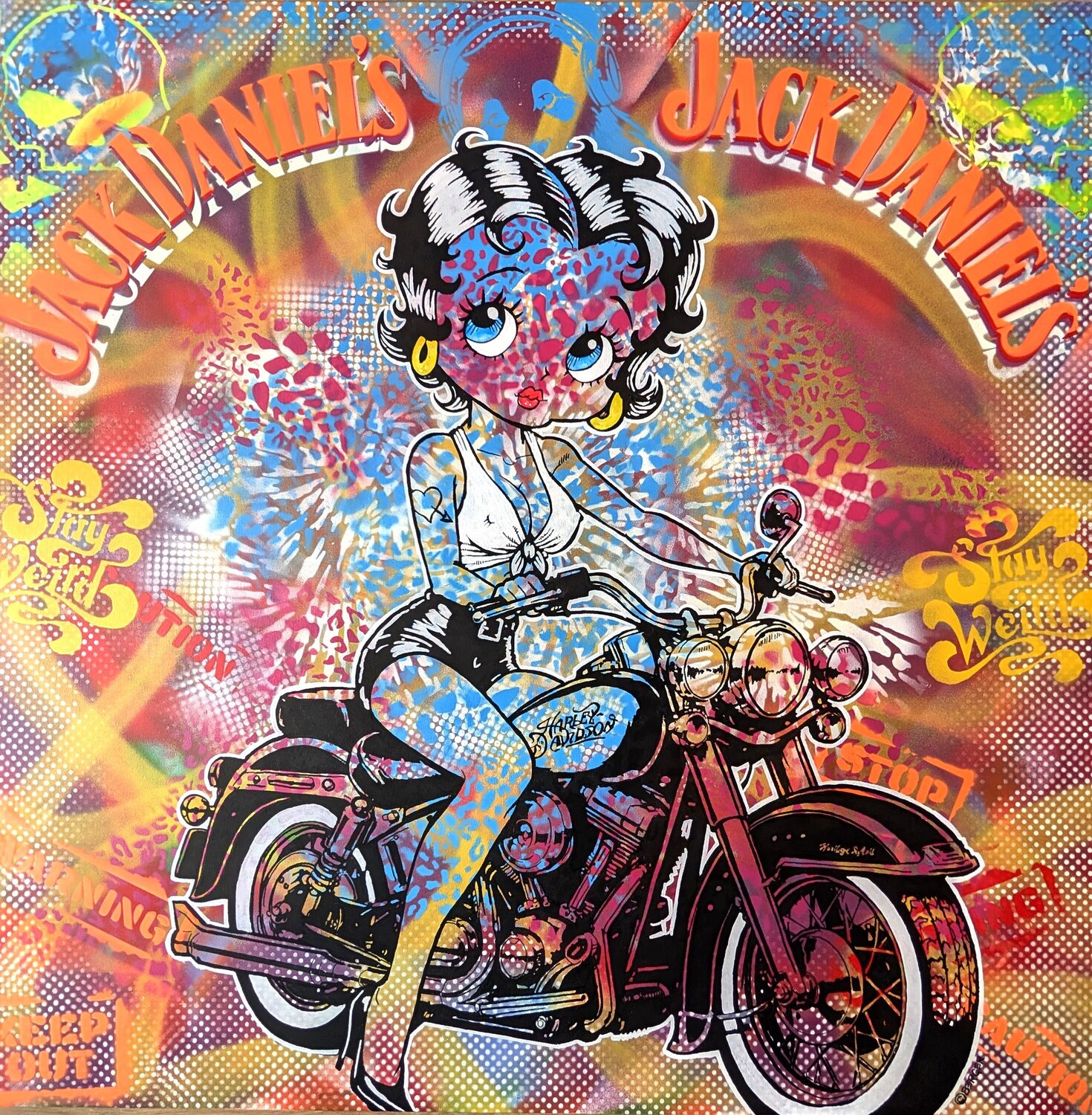 Betty´s Freedom Machine Christian Berger Original painting for sale