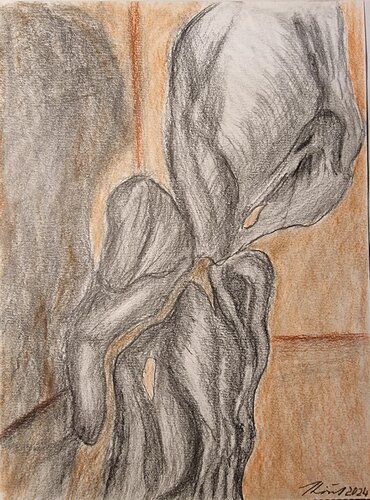 Schatten par Karol Kosik, Dessin en vente sur Singulart
